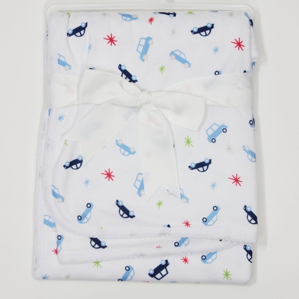 NEW Manhattan Kids Car Print Baby Nursery Blanket